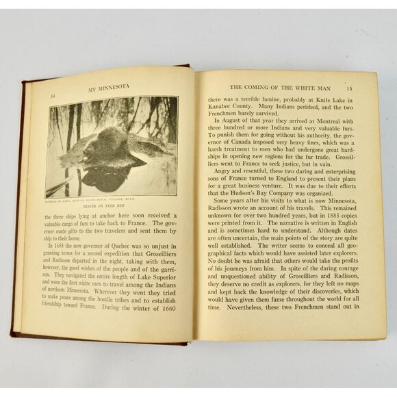 1929 My Minnesota Antoinette Ford Hardcover Book Vintage - Picture 6 of 6